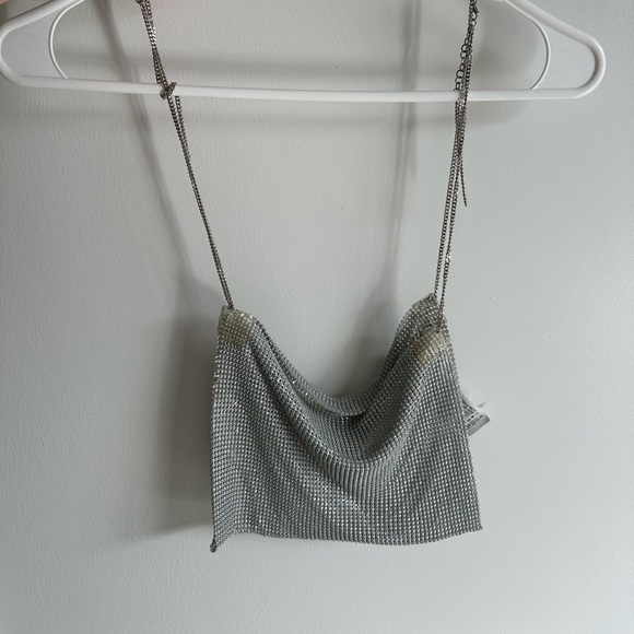 Sparkly crop top sexy - Picture 1 of 3